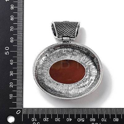 Natural Red Agate Pendants FIND-A041-03AS-02-1