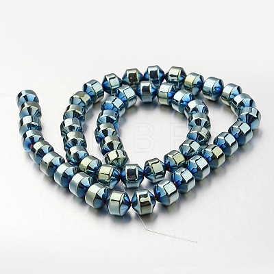 Electroplate Non-magnetic Synthetic Hematite Bead Strands G-F300-31B-07-1