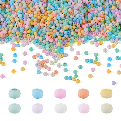  100g 10 Colors 12/0 Opaque Glass Seed Beads SEED-TA0001-05A-1