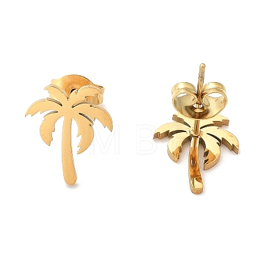 304 Stainless Steel Stud Earrings EJEW-I317-02G-1