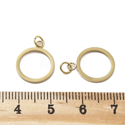 304 Stainless Steel Pendants STAS-D302-15G-1