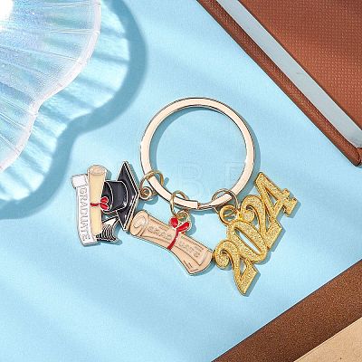 Alloy Enamel Keychains KEYC-JKC00785-1