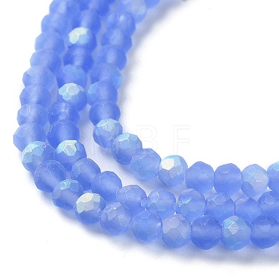 Imitation Jade Glass Beads Strands EGLA-A034-T2mm-MB14-1