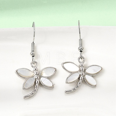 Rack Plating Brass Dangle Earrings for Women KK-CBA69D1-01P-02-1