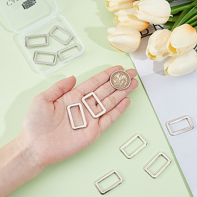 10Pcs Alloy Slider Buckles FIND-CY0001-96P-1