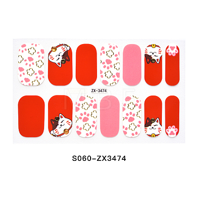 Full Cover Nombre Nail Stickers MRMJ-S060-ZX3474-1