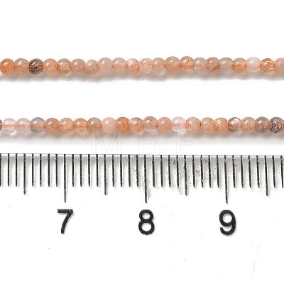 Natural Sunstone Beads Strands G-B090-A05-01-1