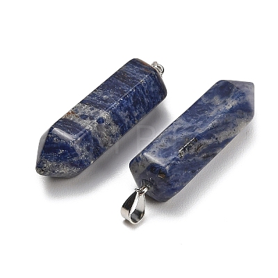 Natural Sodalite Pendants GG-CBAA0EE-02P-03-1
