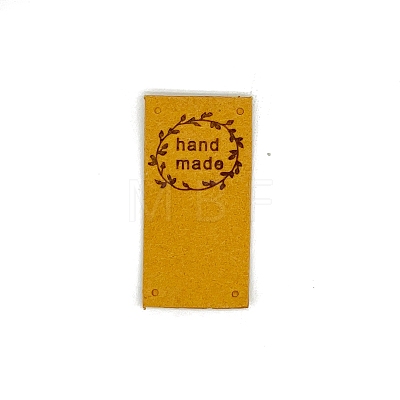 Handmade Microfiber Leather Labels PW-WGFBE95-03-1