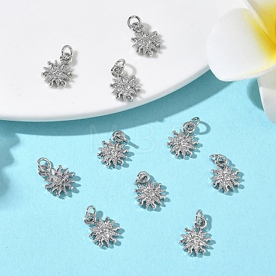 SHEGRACE Brass Micro Pave Cubic Zirconia Pendants XGRQ3D283-459P-1