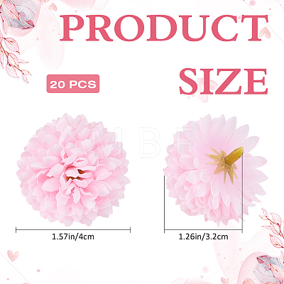 20Pcs Chrysanthemum Flower Ornaments AJEW-CN0003-07B-1