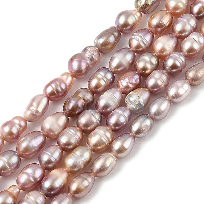 Natural Cultured Freshwater Pearl Beads Strands PEAR-I007-01B-01A-1