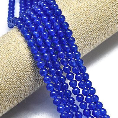 Natural Malaysia Jade Beads Strands G-L645-C01-4mm-19-1