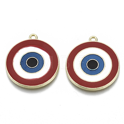 Alloy Enamel Pendants ENAM-N050-05C-1