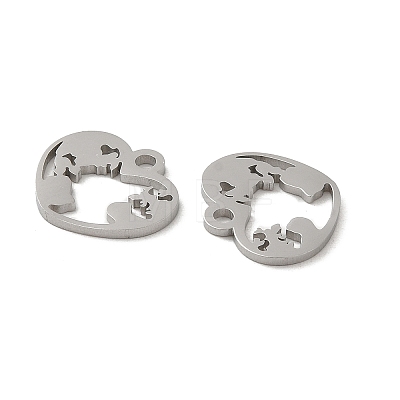 Non-Tarnish 304 Stainless Steel Charms STAS-J042-35P-1