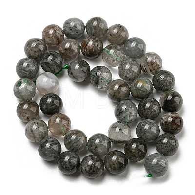 Natural Lodolite Quartz Beads Strands G-R494-A15-04-1