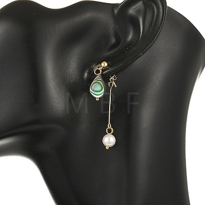 304 Stainless Steel Dangle Earrings SH-EJEW-JE07481-1