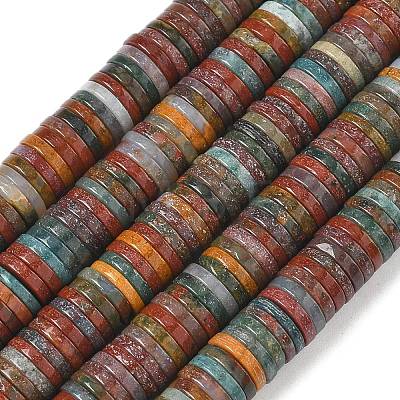 Natural Ocean Jasper Beads Strands G-G329-B08-8x1mm-1
