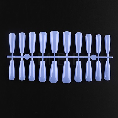 Solid Color Plastic Seamless Toe False Nail MRMJ-R106-TBL017-1