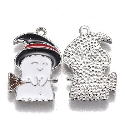 Halloween Theme Alloy Enamel Pendants X-ENAM-J649-03P-1