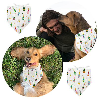 Cotton Dog's Kerchief AJEW-WH0503-011-1