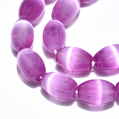 Dyed Natural Selenite Beads Strands G-T138-233F-1