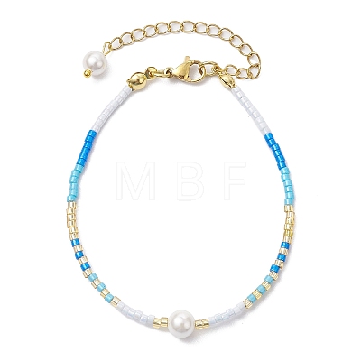 Glass Seed Beaded Bracelets for Women BJEW-MZ00134-04-1