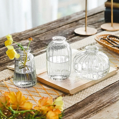 Mini Glass Pumpkin Shape Vase BOTT-PW0011-11-1