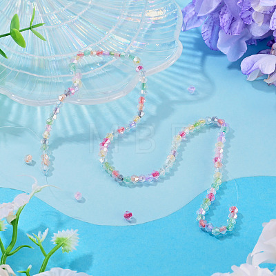 1 Strand Glass Beads Strands LAMP-TADJ0001-04C-1