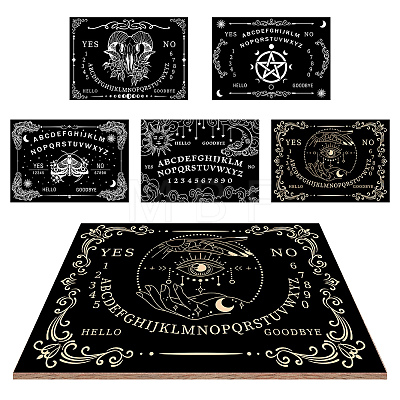 Pendulum Dowsing Divination Board Set DJEW-WH0324-039-1
