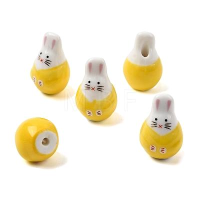 Handmade Porcelain Beads PORC-G015-04A-1