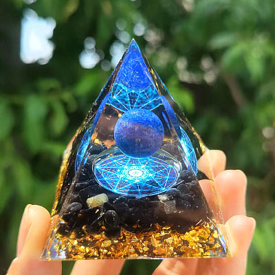 Orgonite Pyramid Resin Energy Generators PW-WG394F9-02-1