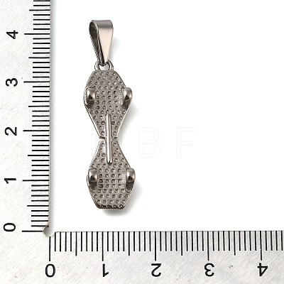 304 Stainless Steel Pendants STAS-Z113-18P-1