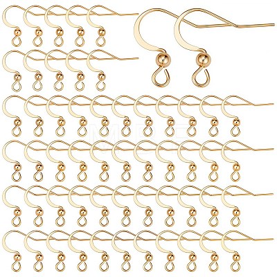 100Pcs 304 Stainless Steel French Earring Hooks STAS-SC0004-63G-1