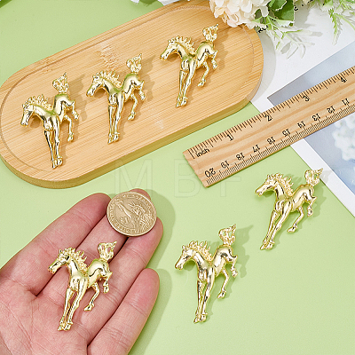 Horse Alloy Lapel Pin Brooches JEWB-WH0020-124-1