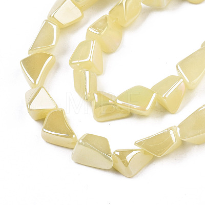 Electroplate Glass Beads Strands EGLA-T024-01A-02-1