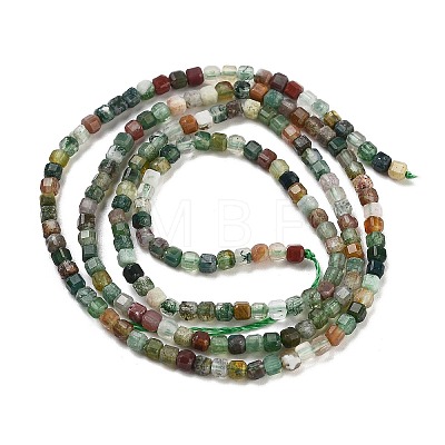 Natural Indian Agate Beads Strands G-H042-B22-01-1