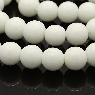 Round Glass Beads Strands GLAA-A025-8mm-03-1