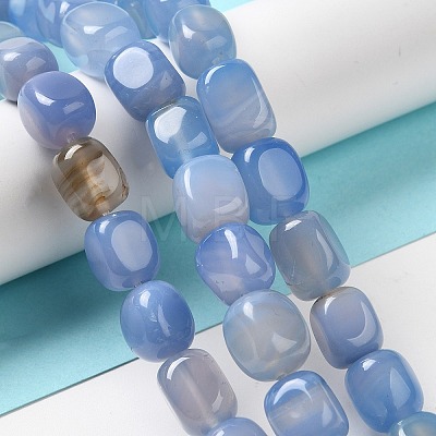 Natural Agate Beads Strands G-H295-A01-07-1