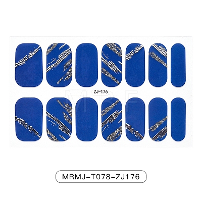 Full Wraps Nail Polish Stickers MRMJ-T078-ZJ176-1