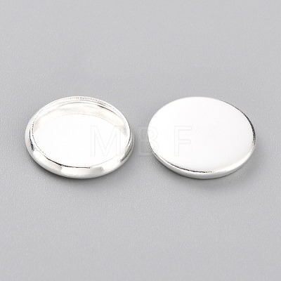 304 Stainless Steel Cabochon Settings STAS-Y001-12C-S-1