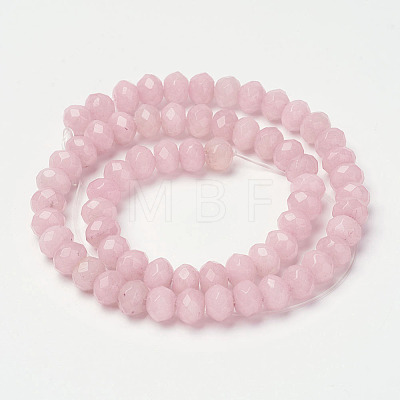 Natural White Jade Beads Strands G-F359-01-1