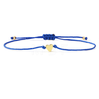 Valentine's Adjustable Braided Polyester Cord Bracelets GM2838-2-1
