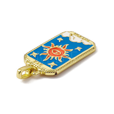 Alloy Enamel Pendants X-ENAM-D042-01D-1