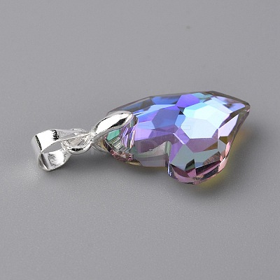 Electroplate Glass Pendants FIND-TAC0009-67S-04-1