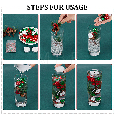 DIY Christmas Vase Fillers for Centerpiece Floating Candles DIY-BC0006-85-1
