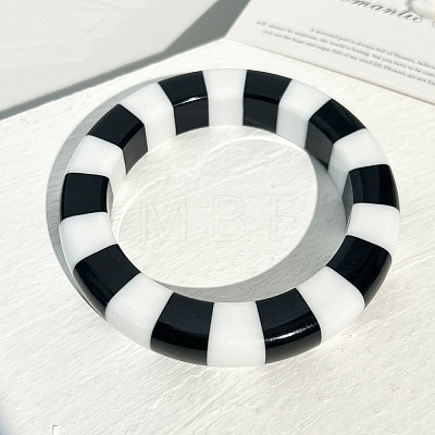 Resin Bangles BJEW-H600-58B-09-1
