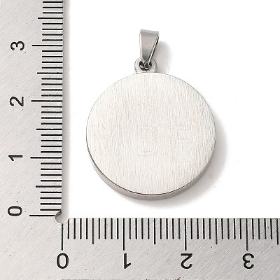 304 Stainless Steel Pendant Cabochons Settings STAS-L272-003P-1