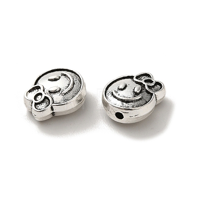 Tibetan Style Alloy Beads PALLOY-P302-09F-AS-1