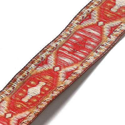 Ethnic Style Polyester Ribbon OCOR-WH0077-37C-1